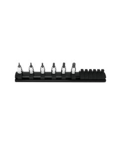 KKNRS2010MZ-6-L25 image(0) - Ko-ken USA RS2010MZ/6-L25 6 piece 1/4" Sq. Drive 25mm Z-Series Hex Bit Socket Set 2-6mm