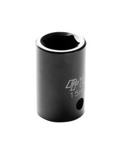 WLMM825 image(0) - Wilmar Corp. / Performance Tool 1/2" Drive 15mm 6pt Impact Socket