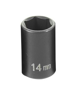 GRE1014M image(0) - Grey Pneumatic 3/8" Drive x 14mm Standard Socket