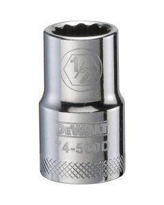DWTDWMT74560OSP image(0) - DEWALT 001Pc 12Dr Socket-12Pt-1/2