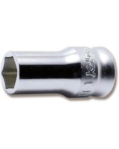 KKN3300XZ-10 image(0) - Ko-ken USA 3300XZ-10 3/8 Sq. Dr. Socket 10mm 6 point Length 35mm Z-series