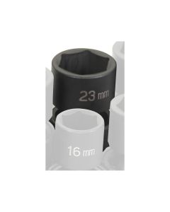 GRE2023UM image(0) - Grey Pneumatic 1/2" Drive x 23mm Standard Universal Socket