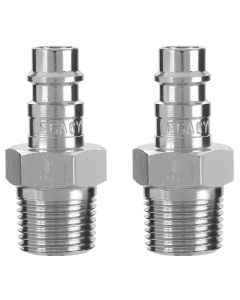 LEGA53640FZ-2PK image(1) - Legacy Manufacturing Flexzilla Pro High Flow Plug, 1/4" Body, 3/8" MNPT, 2-Pack