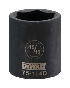 DWTDWMT75104OSP image(0) - DEWALT Dwmt 6Pt 1/2In Dr Im Skt 15/16In SAE