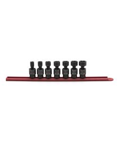 KDT84974 image(0) - GEARWRENCH 7 Piece 3/8 Inch Drive 6 Point Standard X-Core Pinless Universal Impact SAE Socket Set
