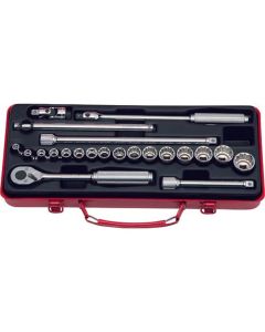 KKN3210M image(0) - Ko-ken USA 3210M 3/8 Sq. Dr. Socket set   6, 12 point   22 pieces