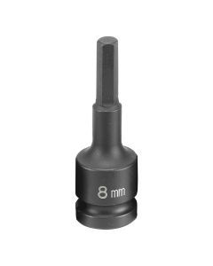 GRE2908M image(0) - Grey Pneumatic 1/2" Drive x 8mm Hex Driver