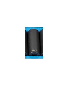 GRE2130D image(0) - Grey Pneumatic 1/2" Drive x 15/16" Deep - 12 Point Socket