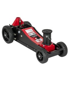 INT300OR image(0) - American Forge & Foundry Off Road Service Jack - 3 Ton Aluminum / Steel Hybrid - Double Pump - Min H 5.9" to 28.74" Max H