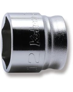 KKN2400MZ-12 image(0) - Ko-ken USA 2400MZ-12 1/4 Sq. Dr. Socket 12mm 6 point Length 15mm Z-series