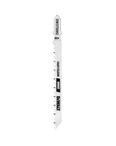 DWTDW3750H2 image(0) - DEWALT 4-Inch 6Tpi Fast Wood Cut High T-Shank Jig Saw Blade (2-Pack)