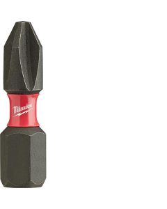 MLW48-32-4412 image(0) - Milwaukee Tool #2 Phillips SHOCKWAVE  1" Insert Bits