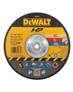 DWTDW8439 image(0) - DEWALT 11 Pipeliner Cut/Grind Wheel, 9-Inch X 1/8-Inch X 5/8-Inch