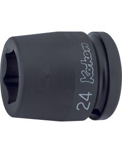 KKN16400M-21 image(0) - Ko-ken USA 16400M-21 3/4 Sq. Dr. Socket 21mm 6 point Length 50mm