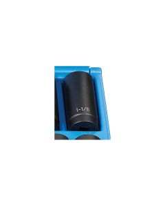 GRE2136D image(0) - Grey Pneumatic 1/2" Drive x 1-1/8" Deep - 12 Point Socket