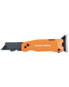KLE44306 image(0) - Klein Tools FLICKBLADE&trade; 2-in-1 Utility Knife / Scraper with Blade Storage