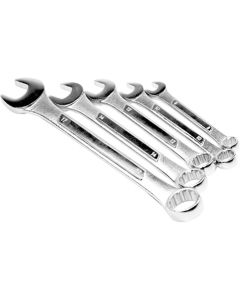 WLMW15MP image(0) - Wilmar Corp. / Performance Tool 5 Piece Metric Combination Wrench Set