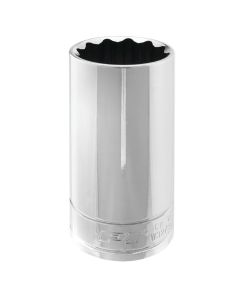 WLMW32727 image(0) - Wilmar Corp. / Performance Tool 1/2" Drive 27mm 12pt Deep Socket