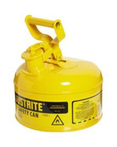 JUS7110200 image(0) - Justrite Mfg. Co. 1Gal/4L Safety Can Yellow