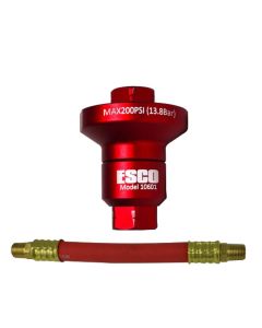 ESC10601K image(1) - ESCO Air Pressure Reducer With 6" Whip-Hose For Air/Hydraulic Equipment