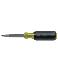 KLE32477 image(0) - Klein Tools Multi-Bit Screwdriver / Nut Driver, 10-in-1, Phillips, Slotted Bits