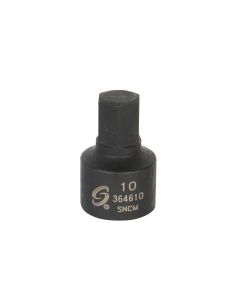 SUN364610 image(0) - SUNEX 3/8" Dr. 10mm Stubby Hex Impact Driver