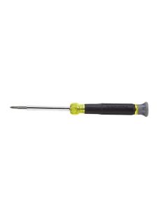 KLE32581 image(0) - Klein Tools Multi-Bit Electronics Screwdriver, 4-in-1, Phillips, Slotted Bits