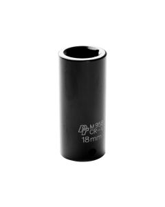 WLMM958 image(0) - Wilmar Corp. / Performance Tool 3/8" Drive 18mm 6pt Deep Impact Socket