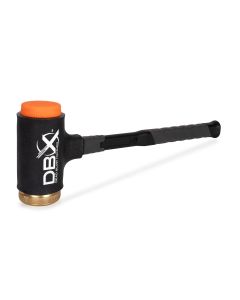 TIT63630 image(0) - Titan DBX 28 oz. Dead Blow Hammer with Replaceable Polyurethane and Brass Striking Caps