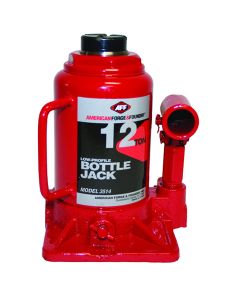 INT3514 image(0) - American Forge & Foundry Bottle Jack - 12 Ton Capacity - Low Profile - Manual - Heavy Duty