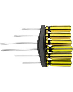 Wilmar Corp. / Performance Tool 6 Piece Screwdriver Set w/Rack