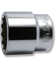 KKN4405A-1-1-4 image(0) - Ko-ken USA 4405A-1.1/4 1/2 Square Drive Socket 1.1/4 12 Point Length 46 mm