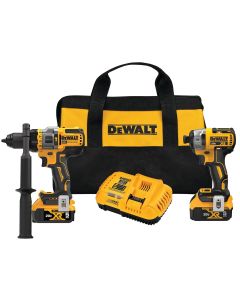 DWTDCK2100P2 image(0) - DEWALT 20V MAX* Brushless Cordless 2-Tool Kit Including Hammer Drill/Driver With FLEXVOLT Advantage