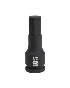KDT84403 image(0) - GEARWRENCH 3/8 Inch Drive Hex Bit Impact SAE Socket 1/2 Inch