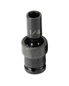 GRE908US image(0) - Grey Pneumatic 1/4" Surface Drive x 1/4" Standard Universal Socket