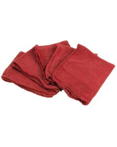 WLMW1476 image(0) - Wilmar Corp. / Performance Tool 25 pk. Red Shop Towels