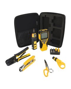 KLEVDV001819 image(0) - Klein Tools VDV Apprentice Cable Installation Kit with Scout&reg; Pro 3, 6-Piece