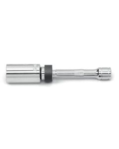 KDT3929D image(0) - GEARWRENCH 3/8 Inch Drive 6 Point 11 Inch Magnetic Swivel Spark Plug Socket 5/8 Inch