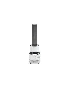 KDT82573 image(0) - GEARWRENCH 1/2 Inch Drive Mid Length Hex Bit Metric Socket 10mm