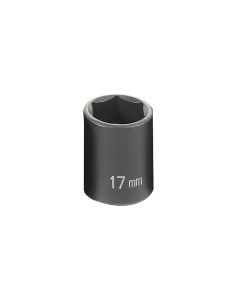 GRE1017M image(1) - Grey Pneumatic 3/8" Drive x 17mm Standard Socket