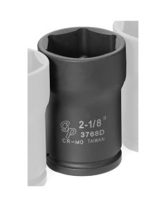 GRE3768D image(0) - Grey Pneumatic 3/4" Drive x 2-1/8" Deep Truck Pinion Locknut  Socket