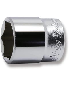 KKN3400W-7-16 image(0) - Ko-ken USA 3400W-7/16 3/8 Square Drive Socket Whitworth 7/16 6 Point Length 32 mm