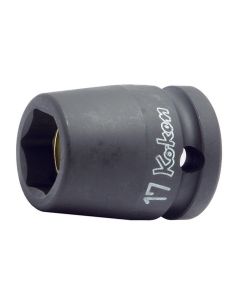 KKN14400MG-14 image(0) - Ko-ken USA 14400MG-14 1/2 Sq. Dr. Socket 14mm 6 point Length 38mm Magnet