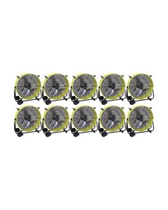 KTI77740-PL10 image(0) - K Tool International 24" Direct Drive Tilting Industrial Drum Fan, Safety Yellow (Pallet of 10)