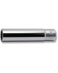 KKN2305M-8 image(0) - Ko-ken USA 2305M-8 1/4 Square Drive Socket 8 mm 12 Point Length 50 mm