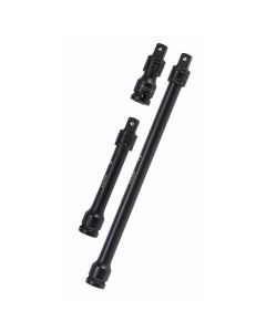 KDT84951N image(0) - GearWrench 3 Piece 1/2 Inch Drive Locking Impact Extension Set 3 Inch, 6 Inch & 12 Inch