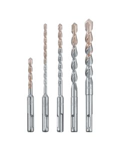 DWTDW5470 image(0) - DEWALT SDS Plus Bits Set, Rock Carbide Tip, 5-Piece