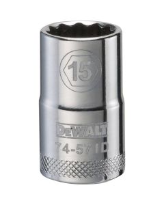 DWTDWMT74571OSP image(0) - DEWALT 001Pc 12Dr Socket-12Pt-15
