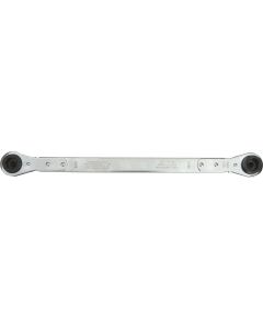 KAS8586 image(0) - Lang Tools (Kastar) 8586 - Ratcheting Serpentine Belt Wrench 15mm 6-pt. x 3/8" male square x 16mm 6-pt. x 1/2" male square