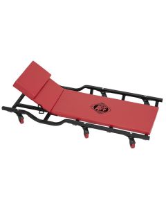 INT3908A image(0) - American Forge & Foundry Mechanic's Creeper w/ Shoulder Drops & Adjustable Angle Headrest - 40" - 6 Wheel - 400 Lbs. Capacity
